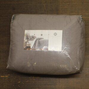Hotel Collection Dobby Cotton Diamond 3-Piece Coverlet Set Charcoal Gray King